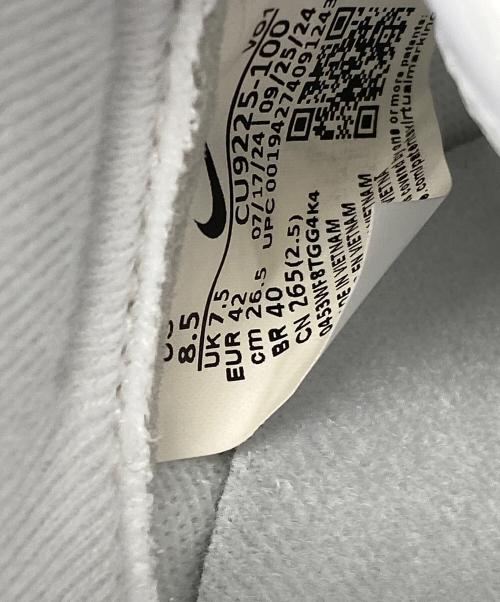NIKE（ナイキ）NIKE (ナイキ) SUPREME (シュプリーム) スニーカー ホワイト サイズ:26.5 未使用品の古着・服飾アイテム