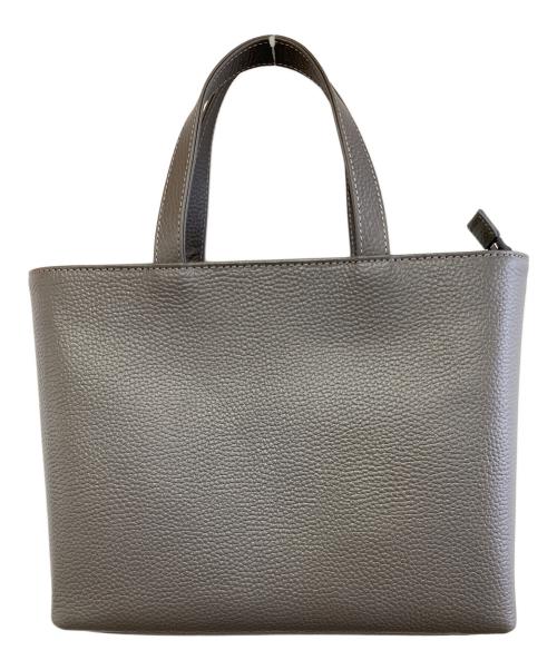 HushTug（ハッシュタグ）HushTug (ハッシュタグ) レザートートバッグ グレーの古着・服飾アイテム