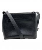 HushTugハッシュタグ）の古着「レザーショルダーバッグ」｜ブラック