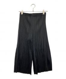 PLEATS PLEASE（プリーツプリーズ）の古着「プリーツキュロット」｜ブラック