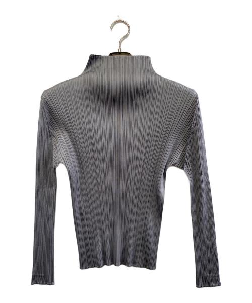 PLEATS PLEASE（プリーツプリーズ）PLEATS PLEASE (プリーツプリーズ) 長袖カットソー グレー サイズ:3の古着・服飾アイテム