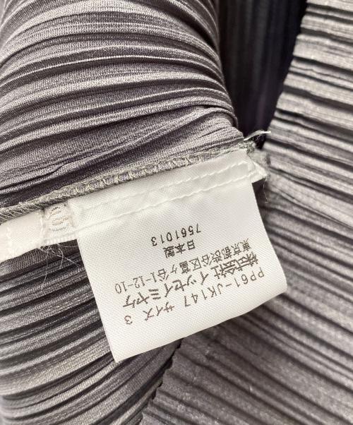PLEATS PLEASE（プリーツプリーズ）PLEATS PLEASE (プリーツプリーズ) 長袖カットソー グレー サイズ:3の古着・服飾アイテム
