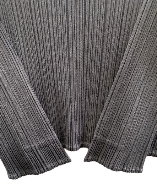 PLEATS PLEASE（プリーツプリーズ）PLEATS PLEASE (プリーツプリーズ) 長袖カットソー グレー サイズ:3の古着・服飾アイテム
