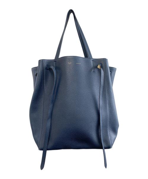 CELINE（セリーヌ）CELINE (セリーヌ) トートバッグ ネイビーの古着・服飾アイテム