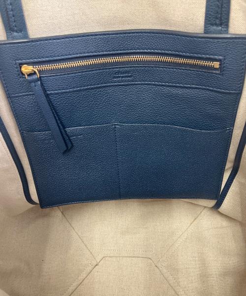 CELINE（セリーヌ）CELINE (セリーヌ) トートバッグ ネイビーの古着・服飾アイテム