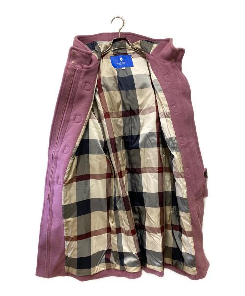 BLUE LABEL CRESTBRIDGE（ブルーレーベルクレストブリッジ）BLUE LABEL CRESTBRIDGE (ブルーレーベルクレストブリッジ) ダッフルコート パープル サイズ:38の古着・服飾アイテム