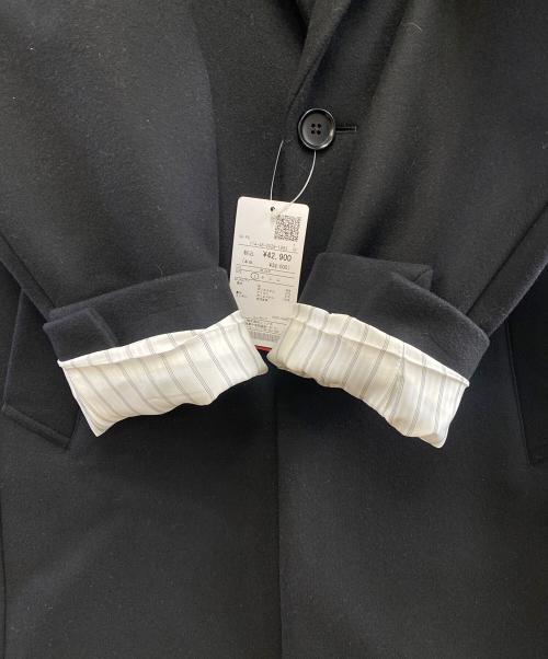 SHIPS（シップス）SHIPS (シップス) チェスターコート ブラック サイズ:S 未使用品の古着・服飾アイテム