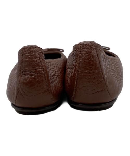LOUIS VUITTON（ルイ ヴィトン）LOUIS VUITTON (ルイ ヴィトン) フラットパンプス ブラウン サイズ:38の古着・服飾アイテム