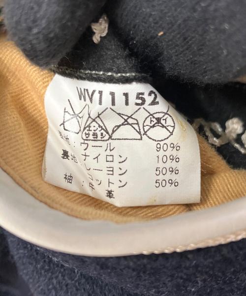 whitesville（ホワイツビル）whitesville (ホワイツビル) スタジャン ネイビー×ホワイト サイズ:36の古着・服飾アイテム