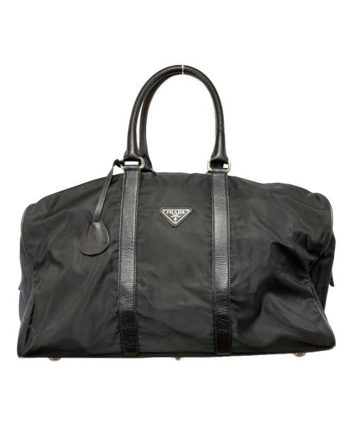 PRADA（プラダ）PRADA (プラダ) ボストンバッグ ブラックの古着・服飾アイテム