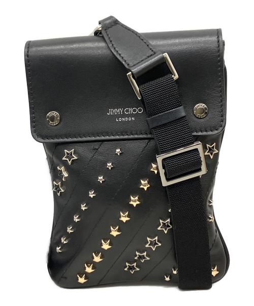 JIMMY CHOO（ジミーチュウ）JIMMY CHOO (ジミーチュウ) ショルダーポーチ ブラックの古着・服飾アイテム