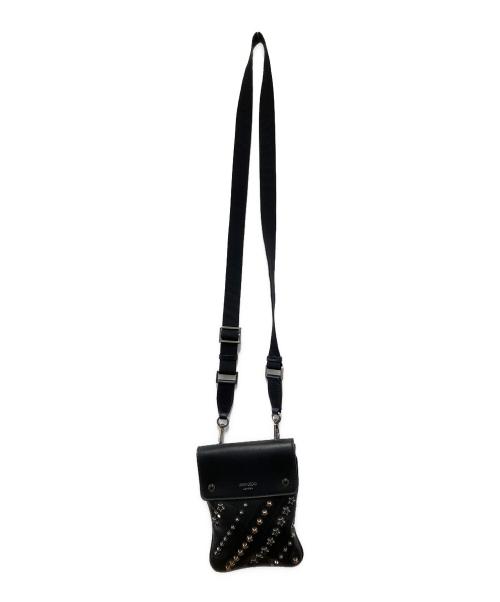 JIMMY CHOO（ジミーチュウ）JIMMY CHOO (ジミーチュウ) ショルダーポーチ ブラックの古着・服飾アイテム