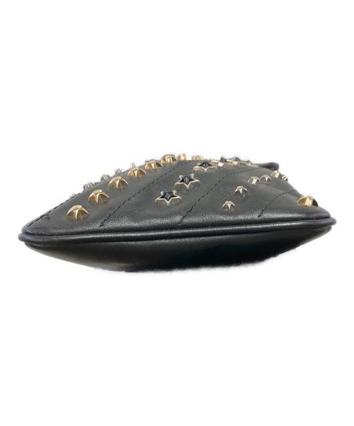 JIMMY CHOO（ジミーチュウ）JIMMY CHOO (ジミーチュウ) ショルダーポーチ ブラックの古着・服飾アイテム