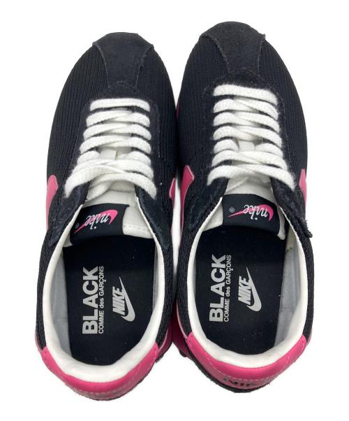 NIKE（ナイキ）NIKE (ナイキ) COMME des GARCONS (コムデギャルソン) ローカットスニーカー ピンク×ブラック サイズ:23.5の古着・服飾アイテム