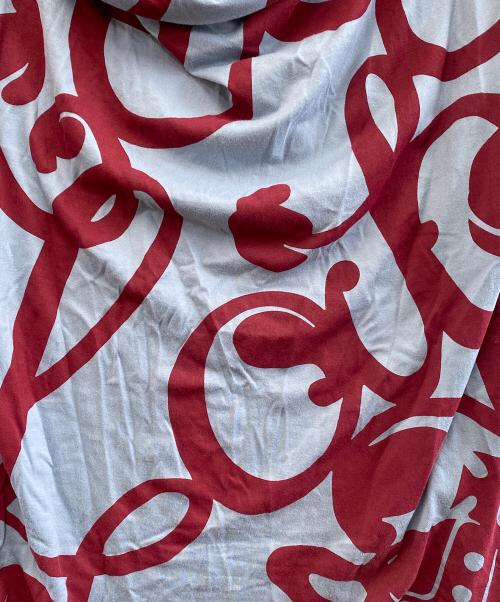 Vivienne Westwood（ヴィヴィアンウエストウッド）Vivienne Westwood (ヴィヴィアンウエストウッド) 長袖ワンピース ブルー×レッド サイズ:2の古着・服飾アイテム