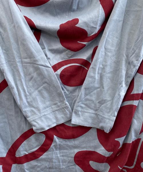 Vivienne Westwood（ヴィヴィアンウエストウッド）Vivienne Westwood (ヴィヴィアンウエストウッド) 長袖ワンピース ブルー×レッド サイズ:2の古着・服飾アイテム