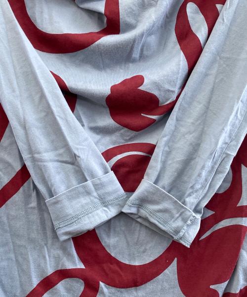 Vivienne Westwood（ヴィヴィアンウエストウッド）Vivienne Westwood (ヴィヴィアンウエストウッド) 長袖ワンピース ブルー×レッド サイズ:2の古着・服飾アイテム