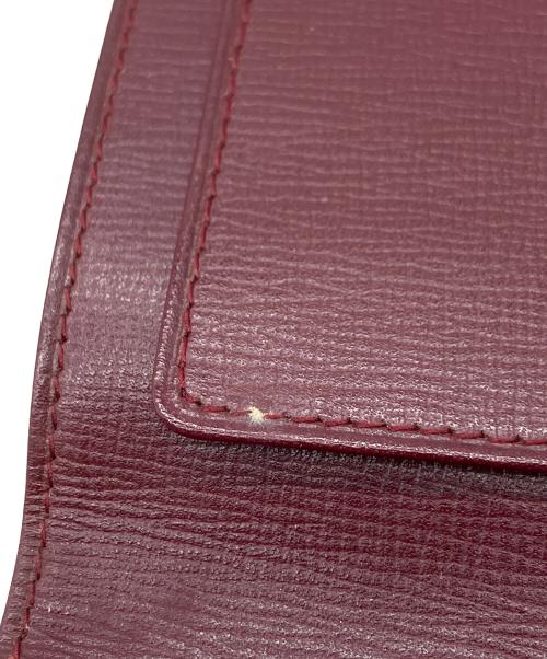Cartier（カルティエ）Cartier (カルティエ) 3つ折り財布 ワインレッドの古着・服飾アイテム