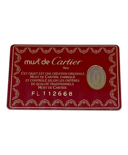 Cartier（カルティエ）Cartier (カルティエ) 3つ折り財布 ワインレッドの古着・服飾アイテム