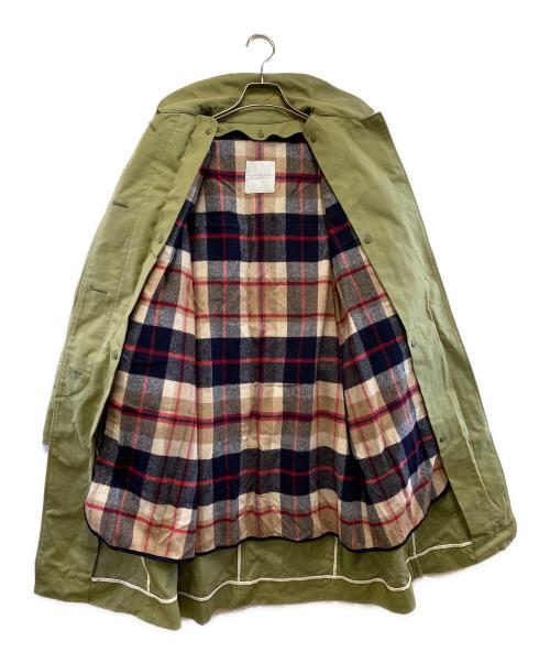 MACKINTOSH PHILOSOPHY（マッキントッシュ フィロソフィー）MACKINTOSH PHILOSOPHY (マッキントッシュ フィロソフィー) ステンカラーコート 黄緑 サイズ:38の古着・服飾アイテム