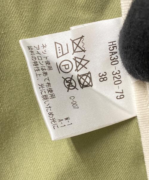 MACKINTOSH PHILOSOPHY（マッキントッシュ フィロソフィー）MACKINTOSH PHILOSOPHY (マッキントッシュ フィロソフィー) ステンカラーコート 黄緑 サイズ:38の古着・服飾アイテム