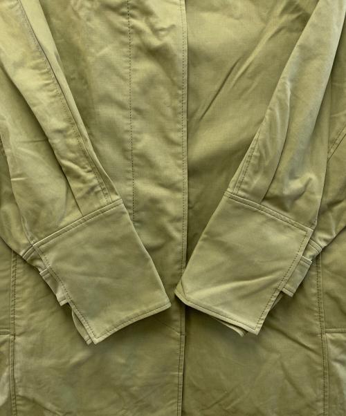 MACKINTOSH PHILOSOPHY（マッキントッシュ フィロソフィー）MACKINTOSH PHILOSOPHY (マッキントッシュ フィロソフィー) ステンカラーコート 黄緑 サイズ:38の古着・服飾アイテム