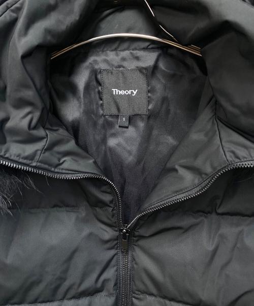 theory（セオリー）theory (セオリー) ダウンコート ブラック サイズ:Sの古着・服飾アイテム