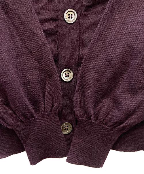 DIOR HOMME（ディオール オム）DIOR HOMME (ディオール オム) 薄手カーディガン ワインレッド サイズ:Sの古着・服飾アイテム