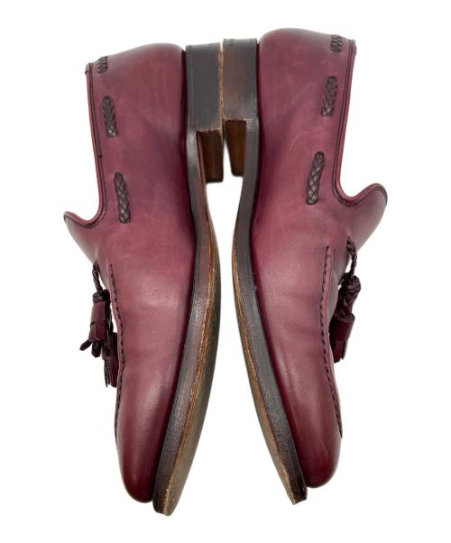 Crockett & Jones（クロケット＆ジョーンズ）Crockett & Jones (クロケット＆ジョーンズ) タッセルローファー ワインレッド サイズ:7の古着・服飾アイテム