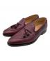 Crockett & Jones（クロケット＆ジョーンズ）の古着「タッセルローファー」｜ワインレッド