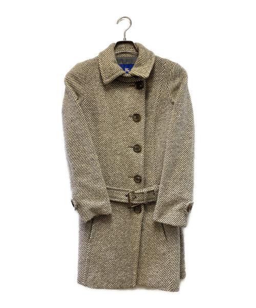 BURBERRY BLUE LABEL（バーバリー ブルー レーベル）BURBERRY BLUE LABEL (バーバリー ブルー レーベル) ウールコート アイボリー サイズ:36の古着・服飾アイテム