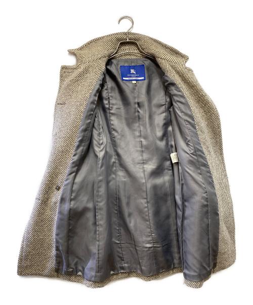 BURBERRY BLUE LABEL（バーバリー ブルー レーベル）BURBERRY BLUE LABEL (バーバリー ブルー レーベル) ウールコート アイボリー サイズ:36の古着・服飾アイテム