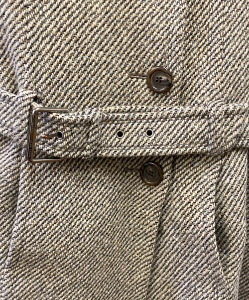 BURBERRY BLUE LABEL（バーバリー ブルー レーベル）BURBERRY BLUE LABEL (バーバリー ブルー レーベル) ウールコート アイボリー サイズ:36の古着・服飾アイテム
