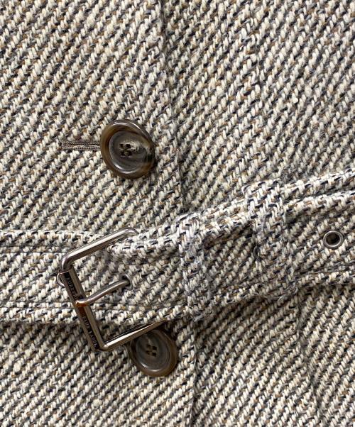 BURBERRY BLUE LABEL（バーバリー ブルー レーベル）BURBERRY BLUE LABEL (バーバリー ブルー レーベル) ウールコート アイボリー サイズ:36の古着・服飾アイテム