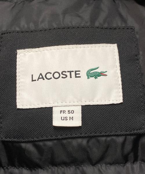LACOSTE（ラコステ）LACOSTE (ラコステ) 耐水透湿ピケダウンジャケット ブラック サイズ:US Mの古着・服飾アイテム