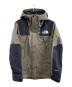 THE NORTH FACE（ザ ノース フェイス）の古着「マウンテンジャケット」｜グリーン×ブラック