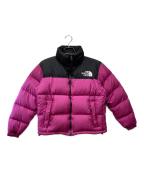 THE NORTH FACEザ ノース フェイス）の古着「ショートヌプシジャケット」｜ブラック×ピンク