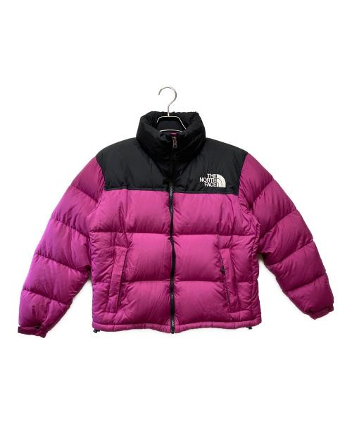 THE NORTH FACE（ザ ノース フェイス）THE NORTH FACE (ザ ノース フェイス) ショートヌプシジャケット ブラック×ピンク サイズ:Lの古着・服飾アイテム