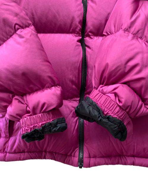 THE NORTH FACE（ザ ノース フェイス）THE NORTH FACE (ザ ノース フェイス) ショートヌプシジャケット ブラック×ピンク サイズ:Lの古着・服飾アイテム