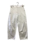 TODAYFULトゥデイフル）の古着「Boyfriend Cotton Pants」｜ホワイト