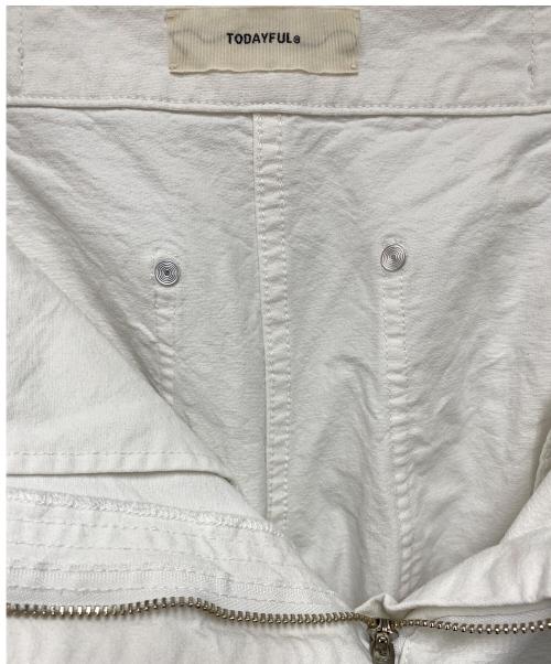 TODAYFUL（トゥデイフル）TODAYFUL (トゥデイフル) Boyfriend Cotton Pants ホワイト サイズ:38の古着・服飾アイテム