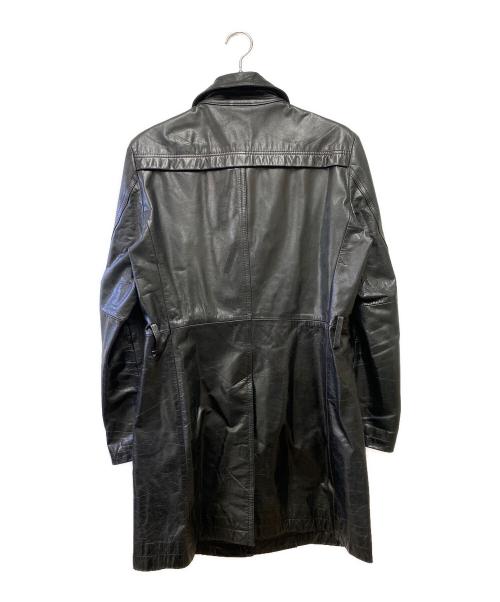 TORNADO MART（トルネードマート）TORNADO MART (トルネードマート) カウレザーコート ブラック サイズ:Lの古着・服飾アイテム