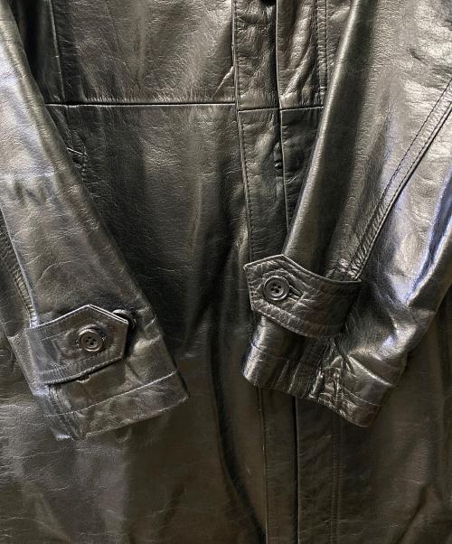 TORNADO MART（トルネードマート）TORNADO MART (トルネードマート) カウレザーコート ブラック サイズ:Lの古着・服飾アイテム