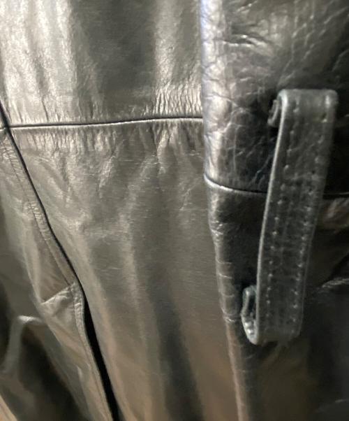 TORNADO MART（トルネードマート）TORNADO MART (トルネードマート) カウレザーコート ブラック サイズ:Lの古着・服飾アイテム