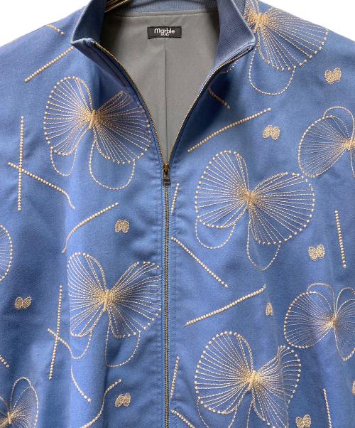 Marble SUD（マーブルシュッド）Marble SUD (マーブルシュッド) ジップブルゾン ブルー サイズ:不明の古着・服飾アイテム