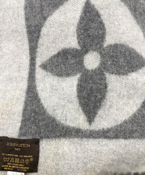 LOUIS VUITTON（ルイ ヴィトン）LOUIS VUITTON (ルイ ヴィトン) エシャルプ・カーディフ グレーの古着・服飾アイテム