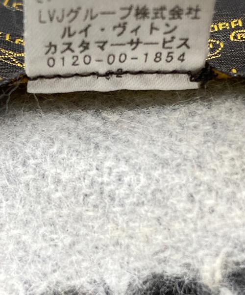 LOUIS VUITTON（ルイ ヴィトン）LOUIS VUITTON (ルイ ヴィトン) エシャルプ・カーディフ グレーの古着・服飾アイテム