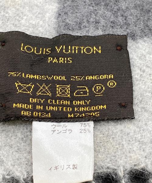 LOUIS VUITTON（ルイ ヴィトン）LOUIS VUITTON (ルイ ヴィトン) エシャルプ・カーディフ グレーの古着・服飾アイテム
