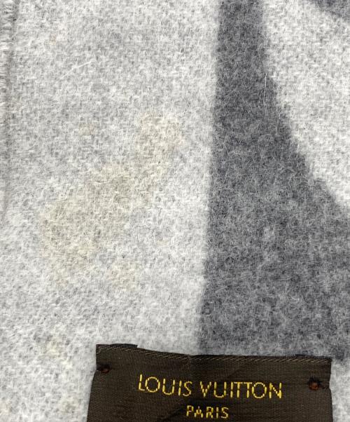 LOUIS VUITTON（ルイ ヴィトン）LOUIS VUITTON (ルイ ヴィトン) エシャルプ・カーディフ グレーの古着・服飾アイテム