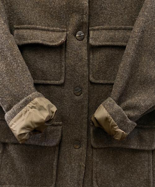 WOOLRICH（ウールリッチ）WOOLRICH (ウールリッチ) コーデュロイカラージャケット ブラウン サイズ:Mの古着・服飾アイテム